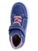 Richter Shoes Leren sneakers "Flora" blauw/lichtroze