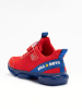 Bull Boys Sneakers "T-Rex" rood/blauw