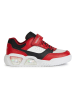 Geox Sneakers "Lights - Illuminus" rood/zwart