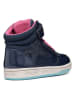 Geox Sneakers "Maltin" donkerblauw/roze
