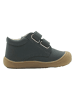 lamino Leren sneakers donkerblauw