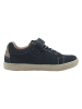 lamino Leren sneakers donkerblauw