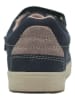 lamino Leren sneakers donkerblauw