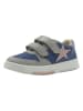 lamino Leder-Sneakers in Blau/ Grau