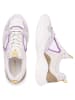 Vingino Leder-Sneakers "Olivia" in Weiß/ Gold/ Lila