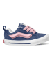 Vans Leder-Sneakers "Knu Skool" in Blau/ Rosa