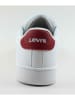 Levi´s Sneakers "New Union" in Weiß/ Rot