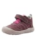 lamino Leren sneakers rood