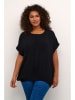 KAFFE curve Bluse in Schwarz