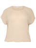KAFFE curve Bluzka w kolorze beżowym