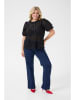 KAFFE curve Bluzka "Masia" w kolorze czarnym