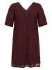 KAFFE curve Sukienka "Nima" w kolorze bordowym