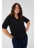KAFFE curve Shirt "Phoelina" in Schwarz