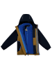 Kamik 3in1-Regenjacke "Silas" in Braun/ Blau