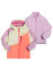 Kamik 3in1-Regenjacke "Estella" in Orange/ Gelb/ Lila