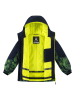 Kamik Winterjacke in Dunkelblau/ Grün