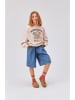 molo Bermudy dżinsowe w kolorze niebieskim