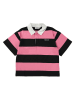 molo Koszulka polo w kolorze czarno-jasnoróżowym