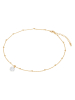 Lulu & Jane Vergold. Halskette mit Perle - (L)42 cm