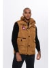 CANADA weather gear Doorgestikte bodywarmer lichtbruin