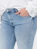 ONLY Carmakoma Spijkerbroek - slim fit - lichtblauw