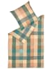 ESPRIT Flanell-Bettwäsche-Set "Dorian" in Hellbraun/ Grün