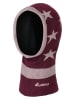 HULABALU Sturmhaube "Stars" in Aubergine/ Rosa