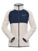 Alpine Pro Fleecejacke "Ferada 2" in Creme/ Dunkelblau