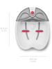 Medisana 2in1--Faltbares Fußsprudelbad "FS 300" in Weiß/ Grau
