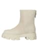 Steve Madden Leder-Stiefelette in Creme