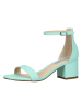 Steve Madden Leren haksandalen turquoise