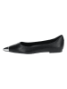 Steve Madden Ballerina's zwart/zilverkleurig