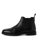 s.Oliver Leder-Chelsea-Boots in Schwarz