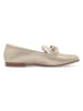s.Oliver Leder-Slipper in Beige