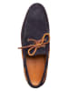 MELVIN & HAMILTON Leder-Slippers in Dunkelblau