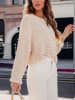 Milan Kiss Pullover in Creme