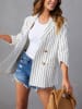 Milan Kiss Blazer wit/zwart