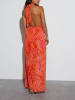 Milan Kiss Kleid in Orange/ Rot