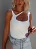 Milan Kiss Top in Weiß