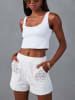 Milan Kiss Shorts in Weiß
