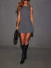 Milan Kiss Kleid in Grau
