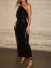 Milan Kiss Paillettenkleid in Schwarz