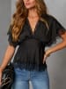 Milan Kiss Bluse in Schwarz
