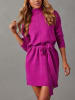 Milan Kiss Strickkleid in Fuchsia