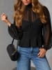 Milan Kiss Bluse in Schwarz