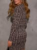 Milan Kiss Kleid in Braun/ Schwarz