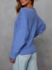Milan Kiss Pullover in Blau
