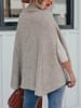 Milan Kiss Poncho in Beige