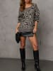 Milan Kiss Pullover in Grau/ Schwarz