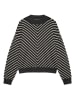 Vero Moda Pullover in Schwarz/ Creme